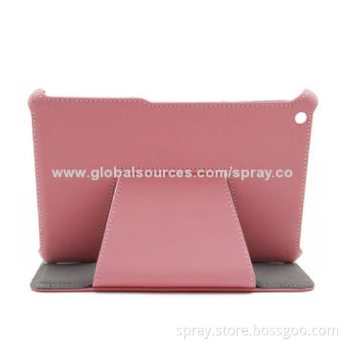 High-quality Leather Cases for iPad Mini with Built-in Stand
